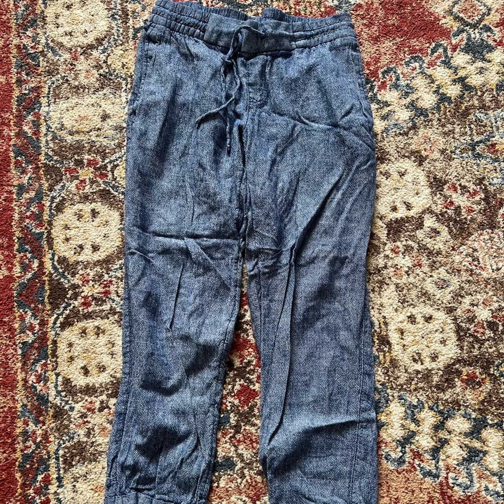 Old Navy Blue Ankle Cropped Pants